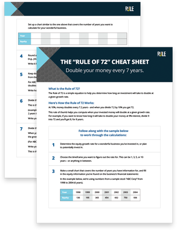 Rule One Investing